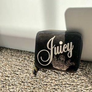 Vintage black Juicy Couture wallet